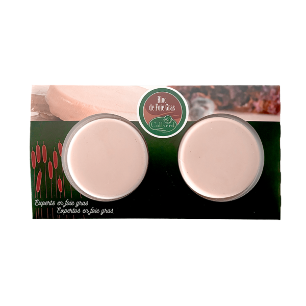 Bloque dúo de foie gras (2 un x 40gr)