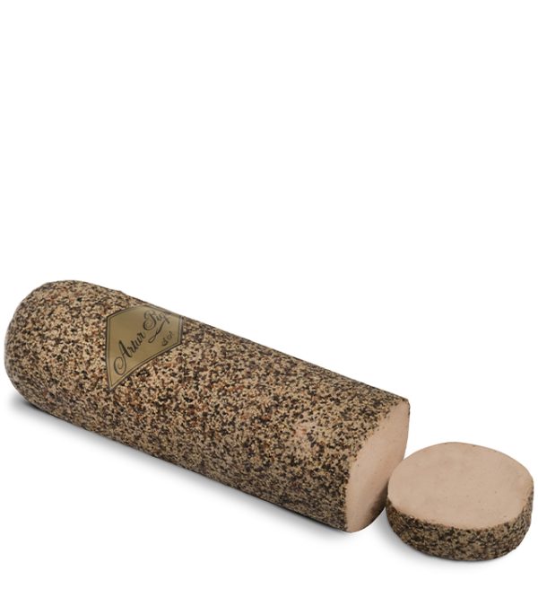 Rulo mousse de pato con pimienta